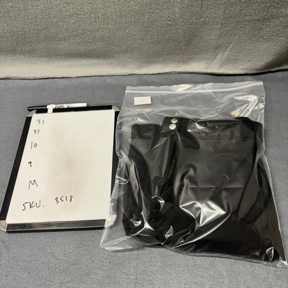 Nike Training Pants Womens Medium Black Straight Leg Dri Fit Stretch Vintage - Picture 10 of 10